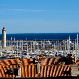 Môle Saint Louis de Sète vue des hauteurs